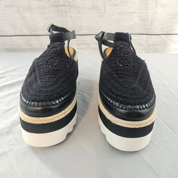 Free People Size 8 Black Morning in Mykonos Espadrille Platform Shoe NWOT NWOB - Picture 15 of 16